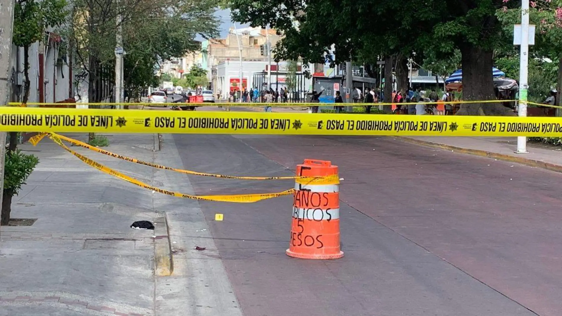 asesinato en el centro